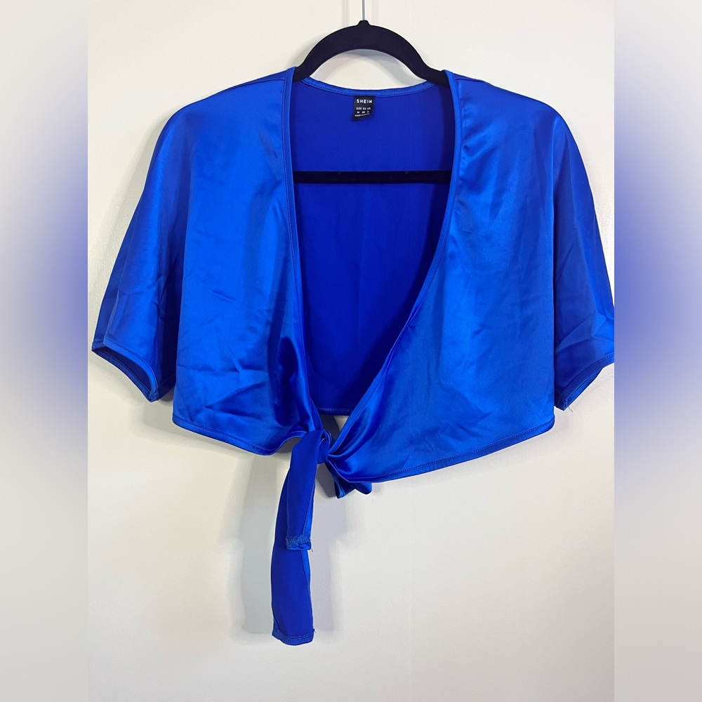 Shein Tie Up Crop Top